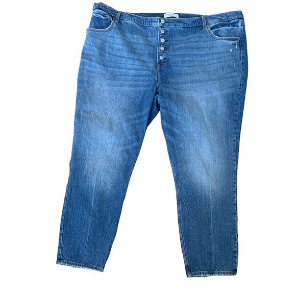 Abercrombie & Fitch The Skinny High Rise Button Fly Womens Denim Jeans 37 Long - Picture 1 of 7